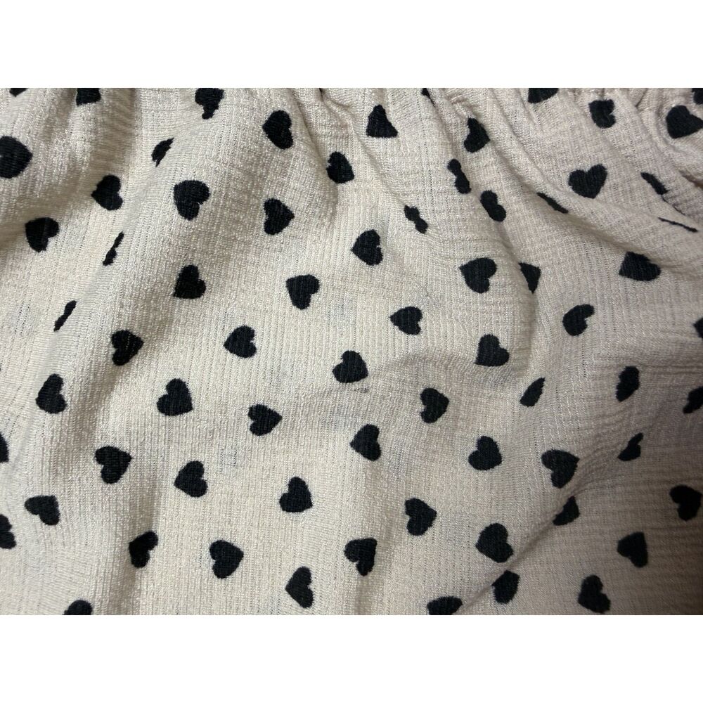 Adrianna Papell Heart Polka Dots Blouse Women's XS. - Picture 4 of 4